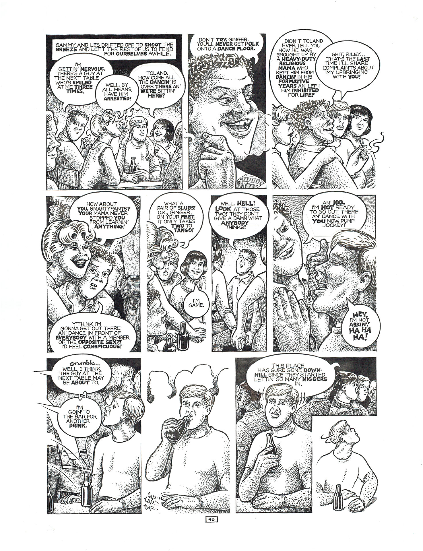 Howard CRUSE — Un monde de différence — Page 43 Howard CRUSE — Un monde de différence — Page 43