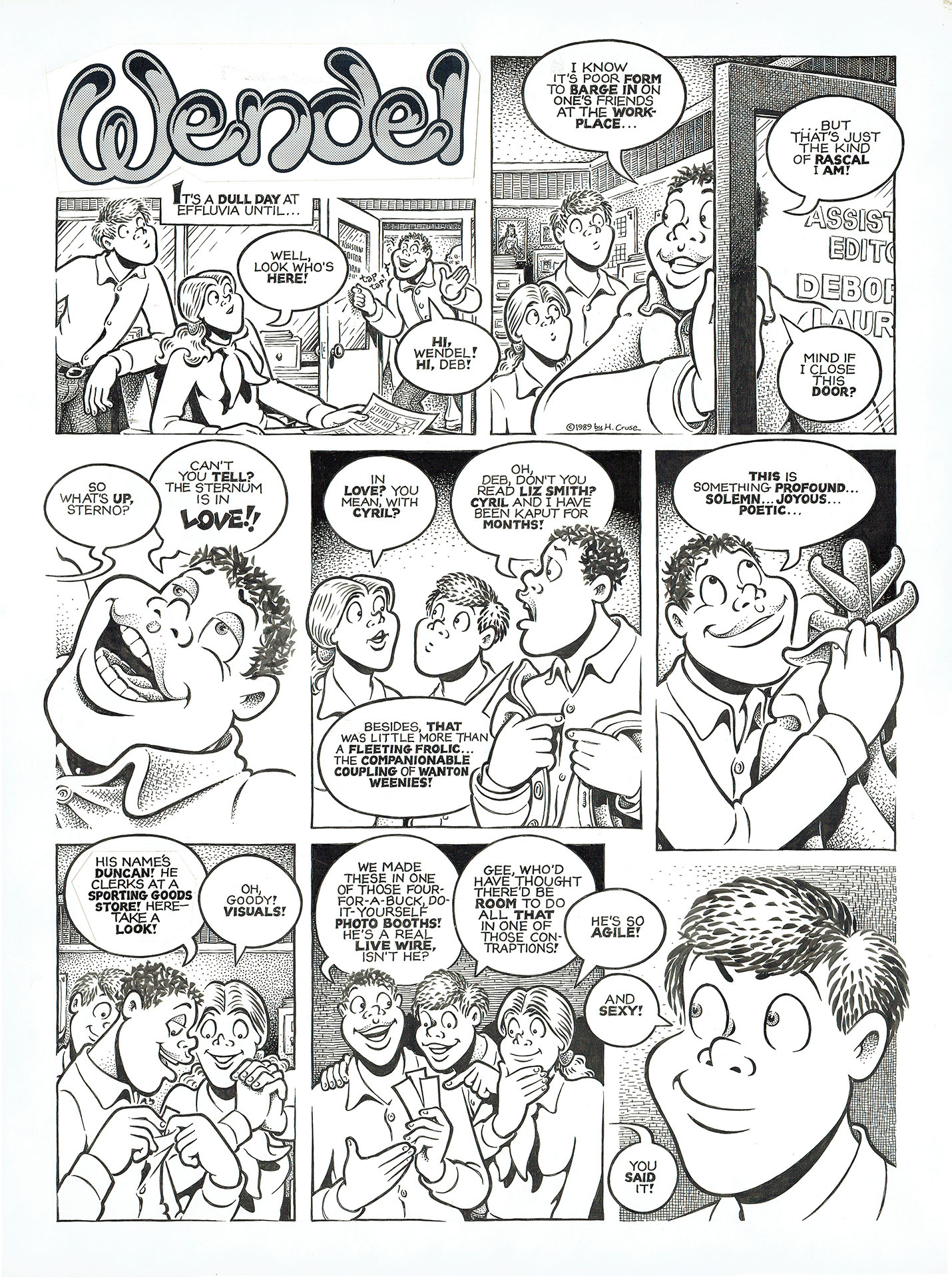 Howard CRUSE — Wendel — Page 226 & 227 Howard CRUSE — Wendel — Page 226 & 227