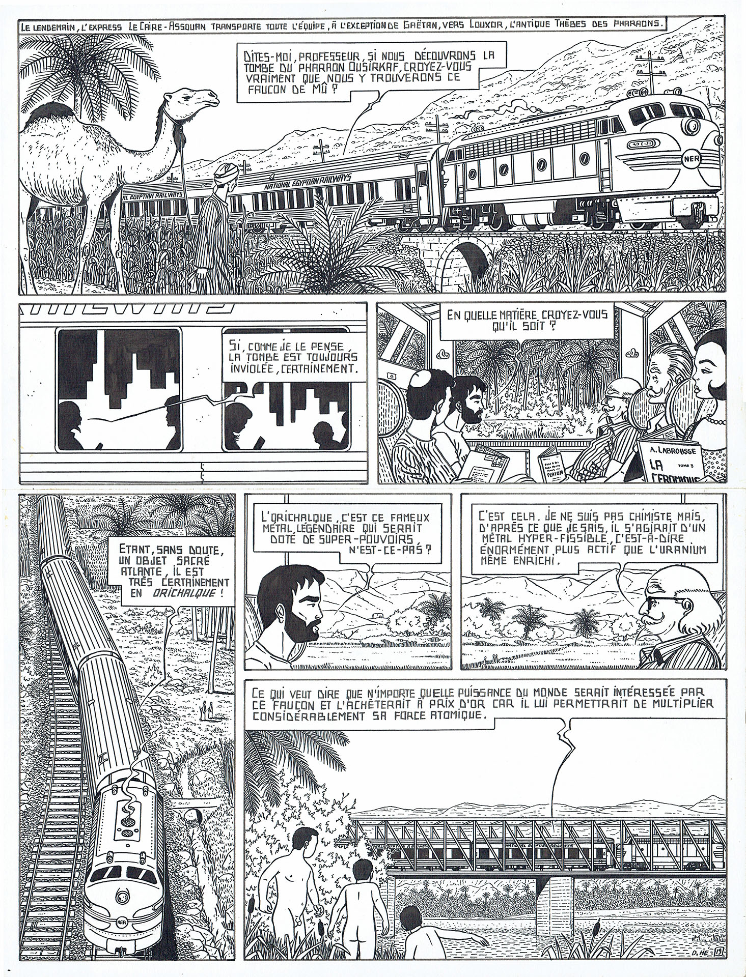 Dominique HE — Marc Mathieu — Tome 1 - Le faucon de Mû — Page 19 Dominique HE — Marc Mathieu — Tome 1 - Le faucon de Mû — Page 19