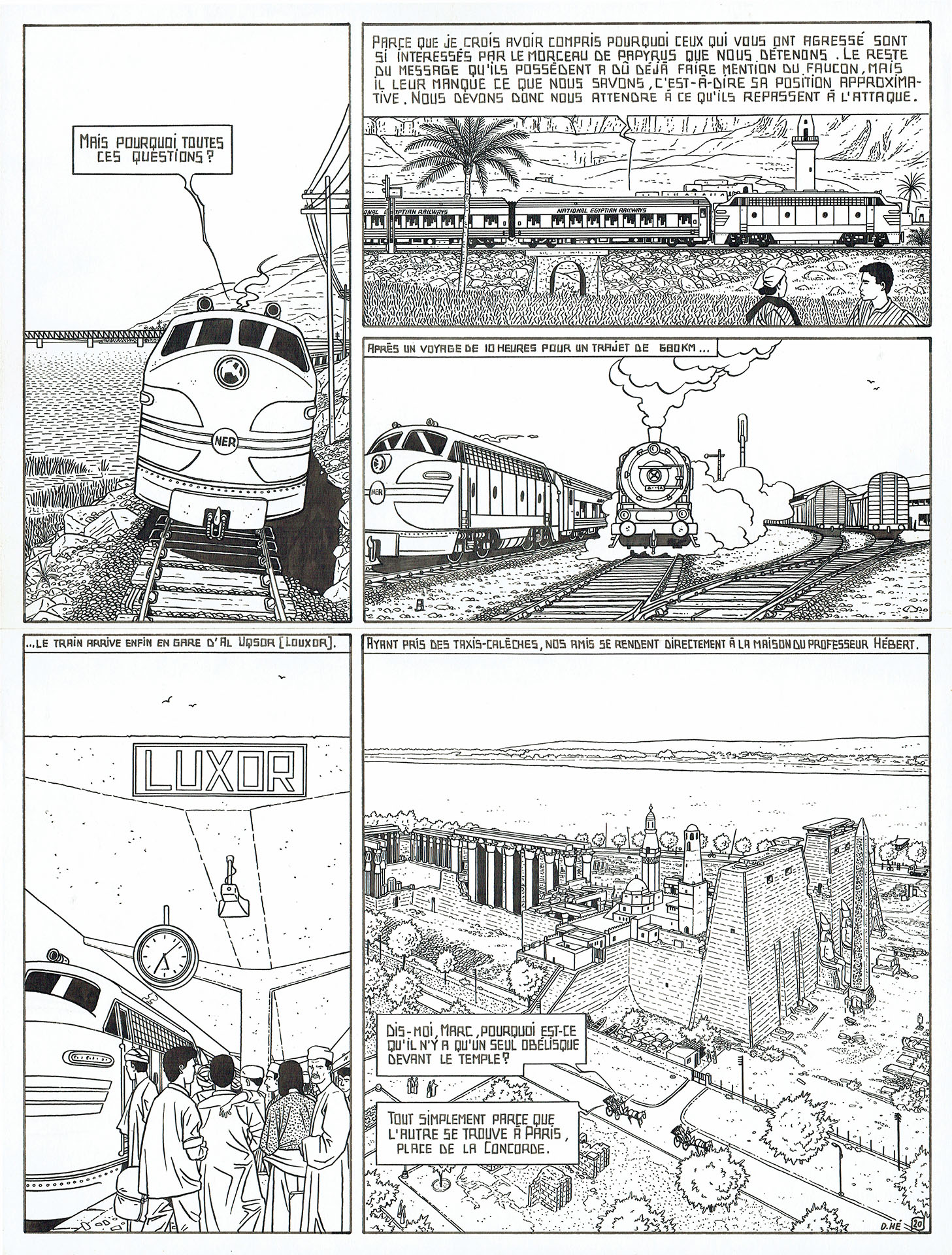 Dominique HE — Marc Mathieu — Tome 1 - Le faucon de Mû — Page 20 Dominique HE — Marc Mathieu — Tome 1 - Le faucon de Mû — Page 20
