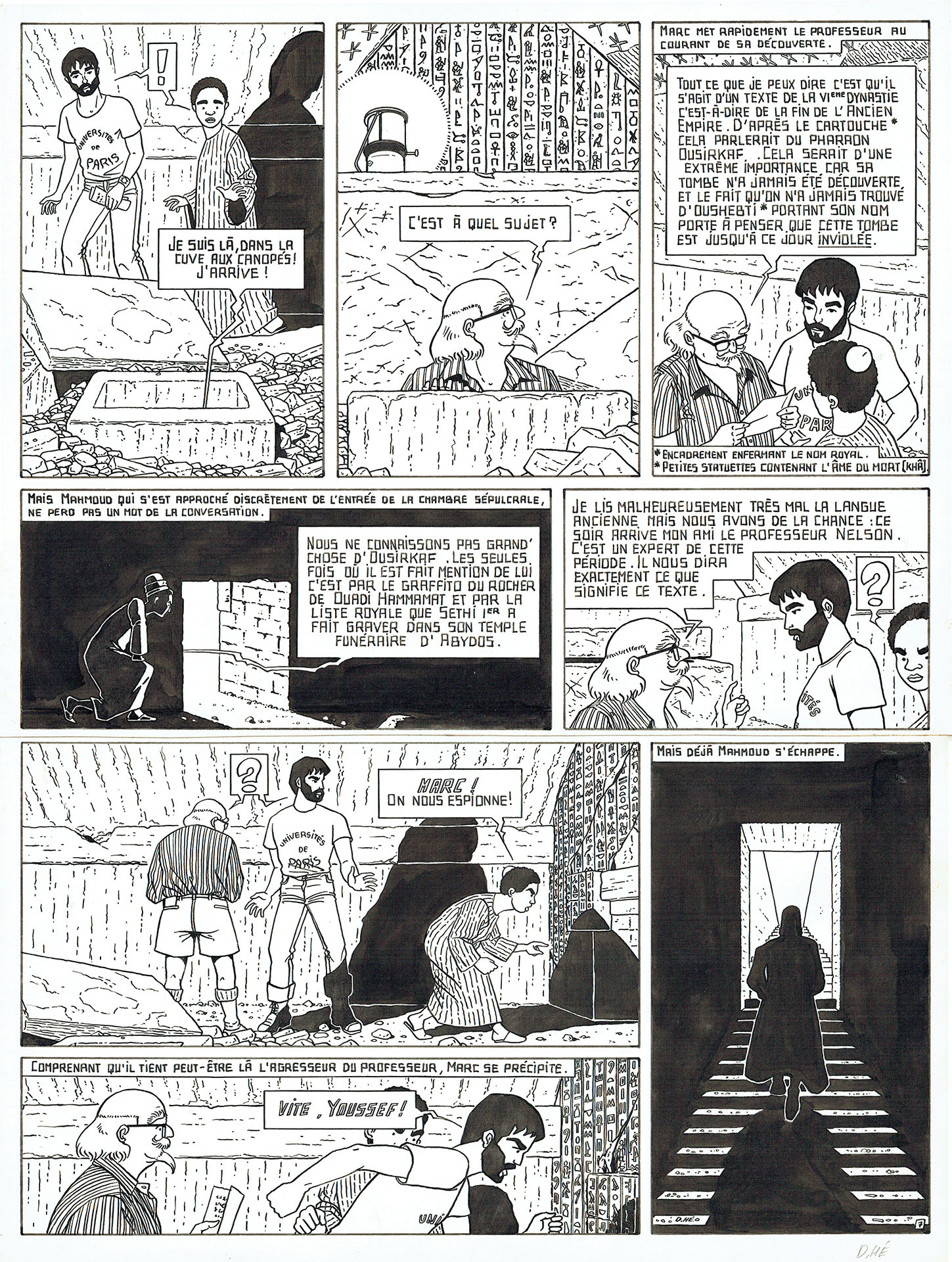 Dominique HE — Marc Mathieu — Tome 1 - Le faucon de Mû — Page 7 Dominique HE — Marc Mathieu — Tome 1 - Le faucon de Mû — Page 7
