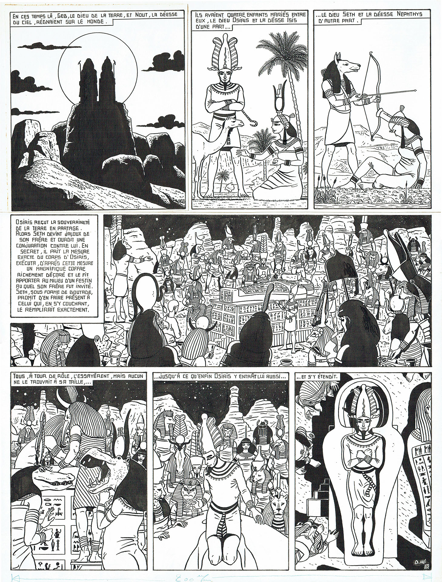 Dominique HE — Marc Mathieu — Tome 2 - Le faucon de Mû — Page 35 Dominique HE — Marc Mathieu — Tome 2 - Le faucon de Mû — Page 35