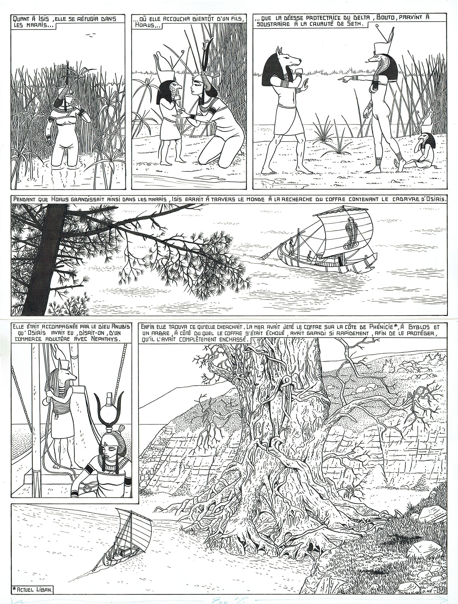 Dominique HE — Marc Mathieu — Tome 2 - Le faucon de Mû — Page 37 Dominique HE — Marc Mathieu — Tome 2 - Le faucon de Mû — Page 37
