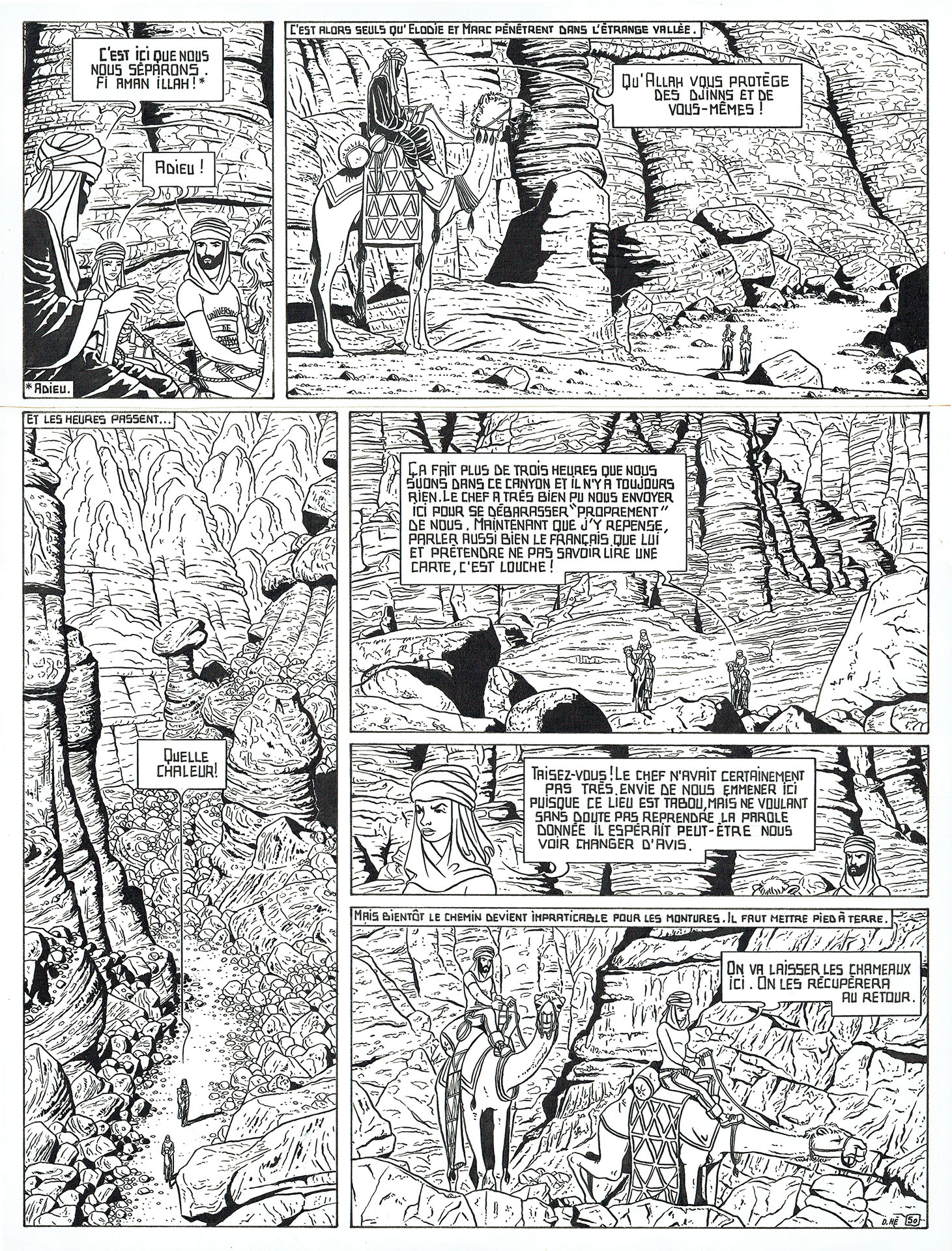 Dominique HE — Marc Mathieu — Tome 2 - Le faucon de Mû — Page 50 Dominique HE — Marc Mathieu — Tome 2 - Le faucon de Mû — Page 50