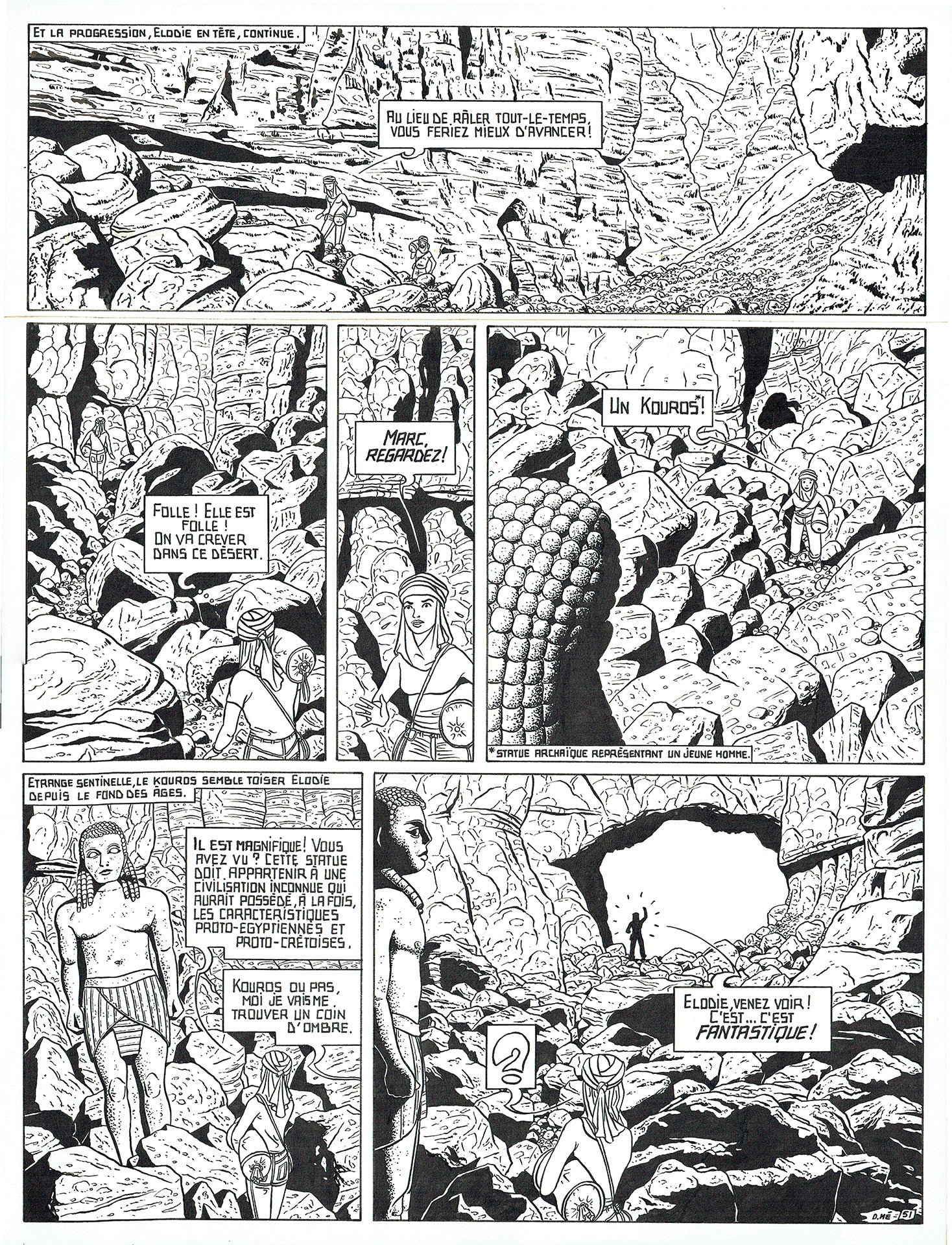 Dominique HE — Marc Mathieu — Tome 2 - Le faucon de Mû — Page 51 Dominique HE — Marc Mathieu — Tome 2 - Le faucon de Mû — Page 51