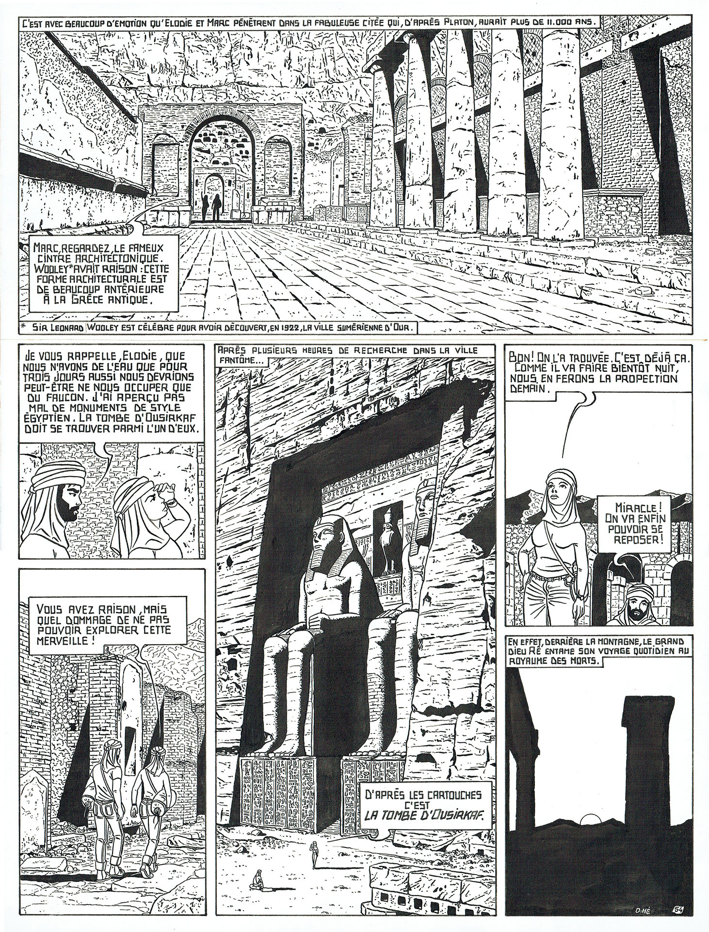 Dominique HE — Marc Mathieu — Tome 2 - Le faucon de Mû — Page 54 Dominique HE — Marc Mathieu — Tome 2 - Le faucon de Mû — Page 54