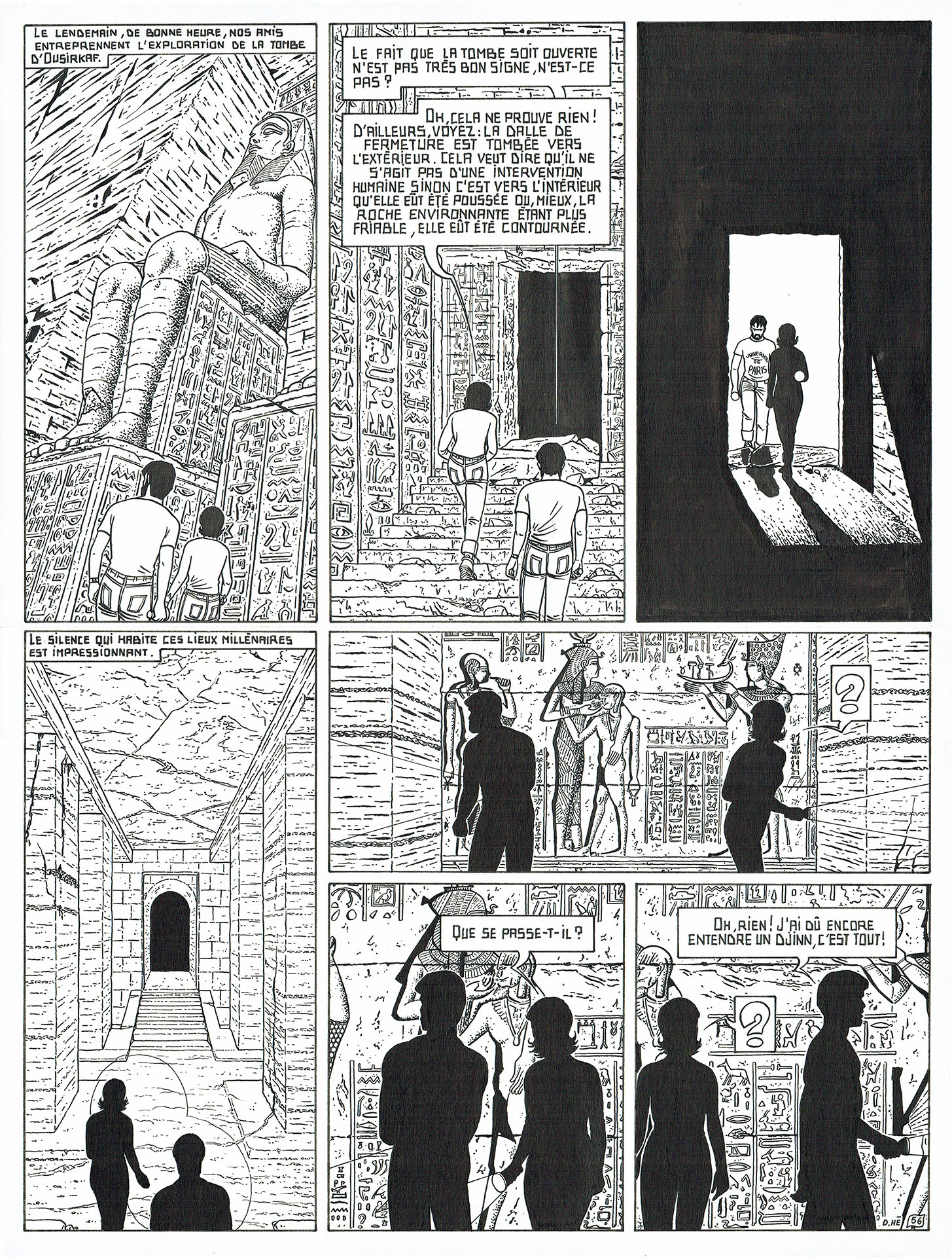 Dominique HE — Marc Mathieu — Tome 2 - Le faucon de Mû — Page 56 Dominique HE — Marc Mathieu — Tome 2 - Le faucon de Mû — Page 56