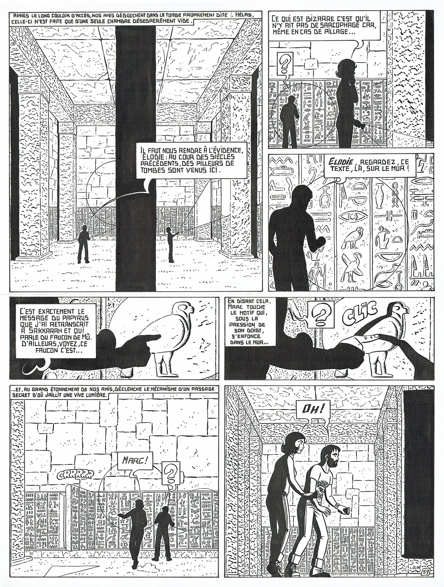 Dominique HE — Marc Mathieu — Tome 2 - Le faucon de Mû — Page 57 Dominique HE — Marc Mathieu — Tome 2 - Le faucon de Mû — Page 57