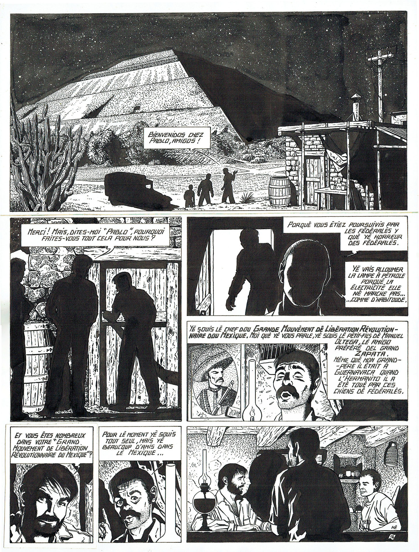 Dominique HE — Marc Mathieu — Tome 4 : Le testament du dieu Chac — Page 12 Dominique HE — Marc Mathieu — Tome 4 : Le testament du dieu Chac — Page 12