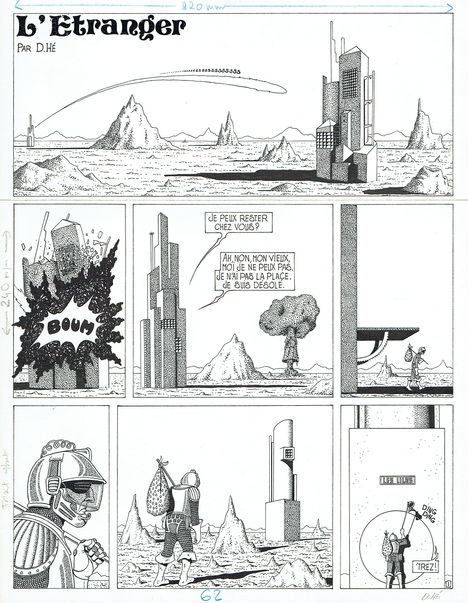 Dominique HE — Voyages — Tome 1 - L'étranger — Page 1 Dominique HE — Voyages — Tome 1 - L'étranger — Page 1