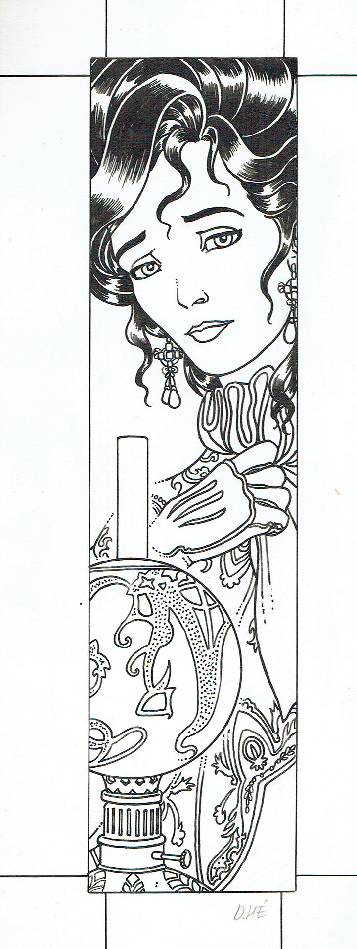 Dominique HE — Sophaletta — Tome 7 - Ex-libris n°2 Dominique HE — Sophaletta — Tome 7 - Ex-libris n°2