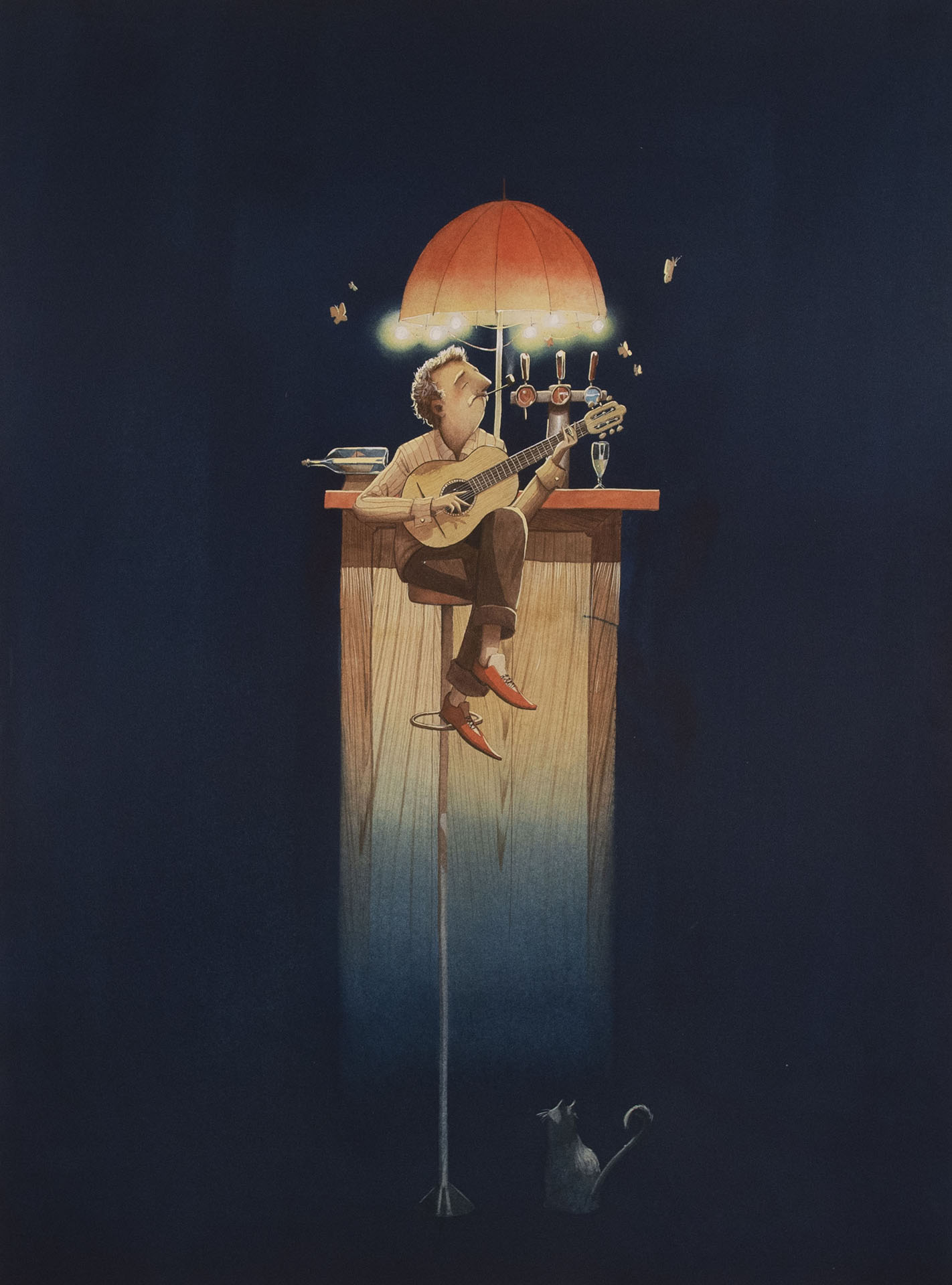 Thibault PRUGNE — Illustration – Georges Brassens Thibault PRUGNE — Illustration – Georges Brassens