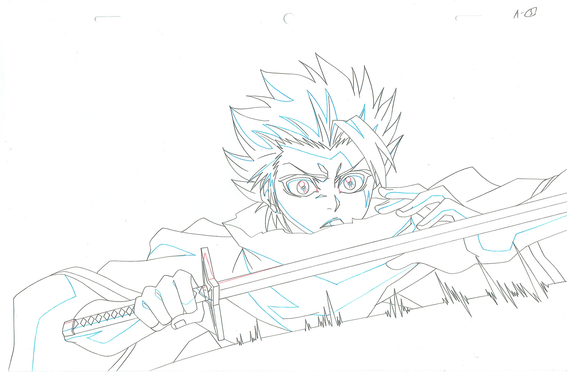 KUBO Tite - BLEACH — 617 – Bleach – Captain Toshiro Hitsugaya – Douga A3