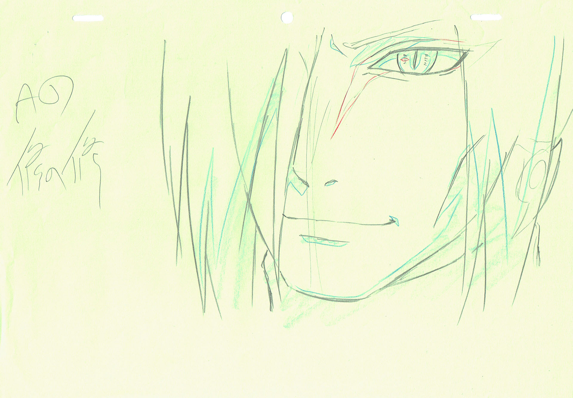 KISHIMOTO Masashi - NARUTO — 2367 – Naruto Shippuden – Orochimaru – correction genga KISHIMOTO Masashi - NARUTO — 2367 – Naruto Shippuden – Orochimaru – correction genga