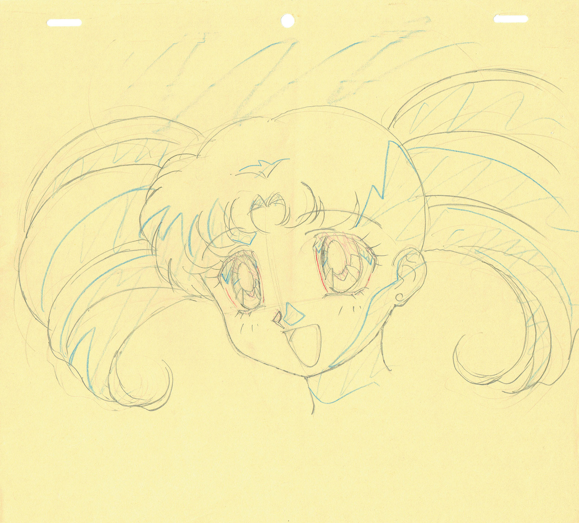 TAKEUCHI Naoko - SAILOR MOON — Sailor Moon – Episode 112 – Chibiusa – Correction genga – 3409 TAKEUCHI Naoko - SAILOR MOON — Sailor Moon – Episode 112 – Chibiusa – Correction genga – 3409