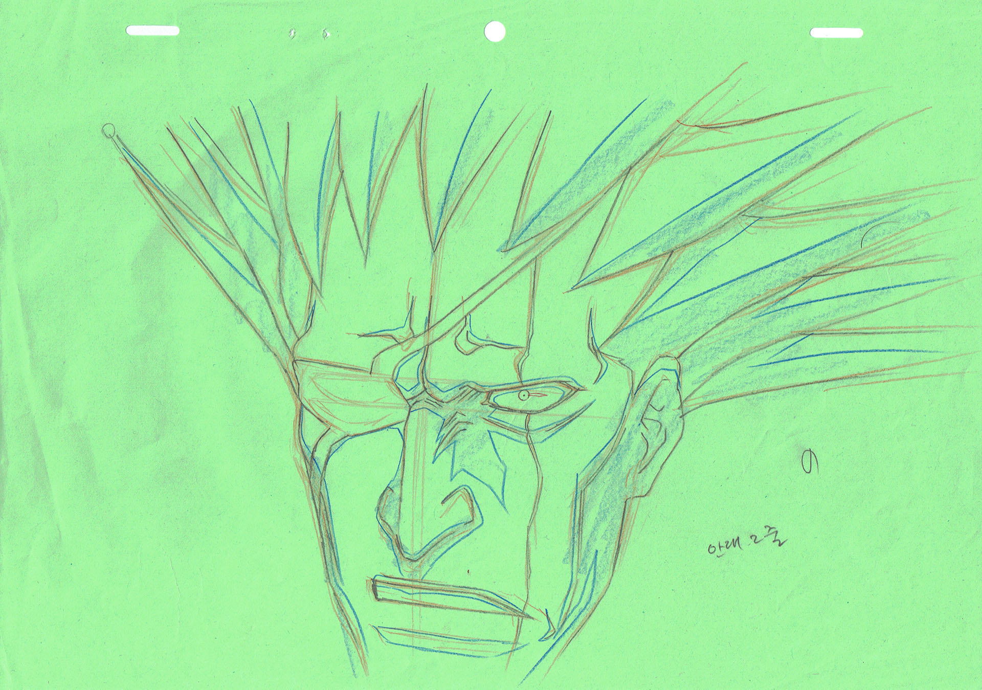 KUBO Tite - BLEACH — 2301 – Bleach – Kenpachi Zaraki – Correction de genga KUBO Tite - BLEACH — 2301 – Bleach – Kenpachi Zaraki – Correction de genga