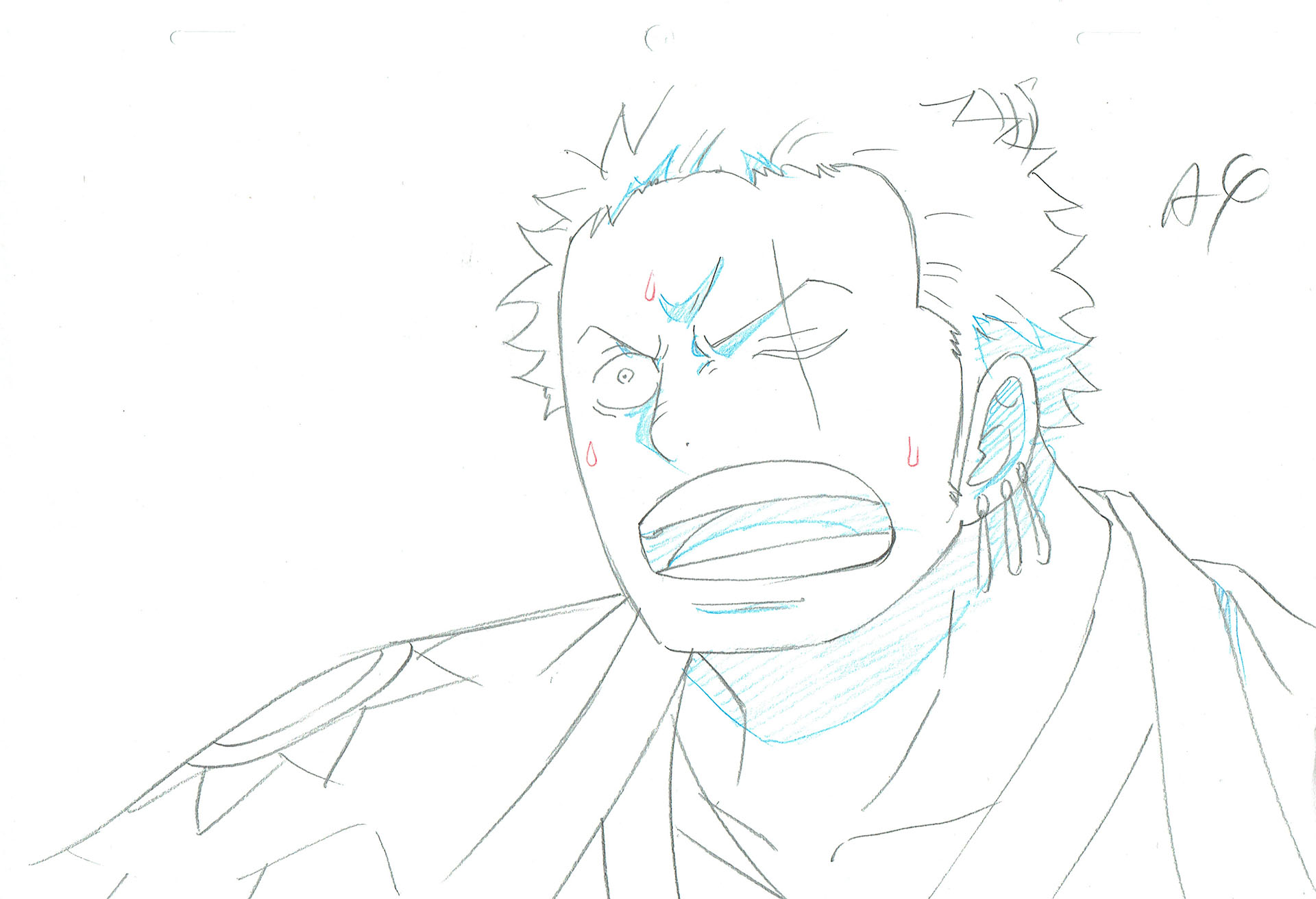 ODA Eiichiro - ONE PIECE — One Piece – Roronoa Zoro – Genga – 3455 ODA Eiichiro - ONE PIECE — One Piece – Roronoa Zoro – Genga – 3455