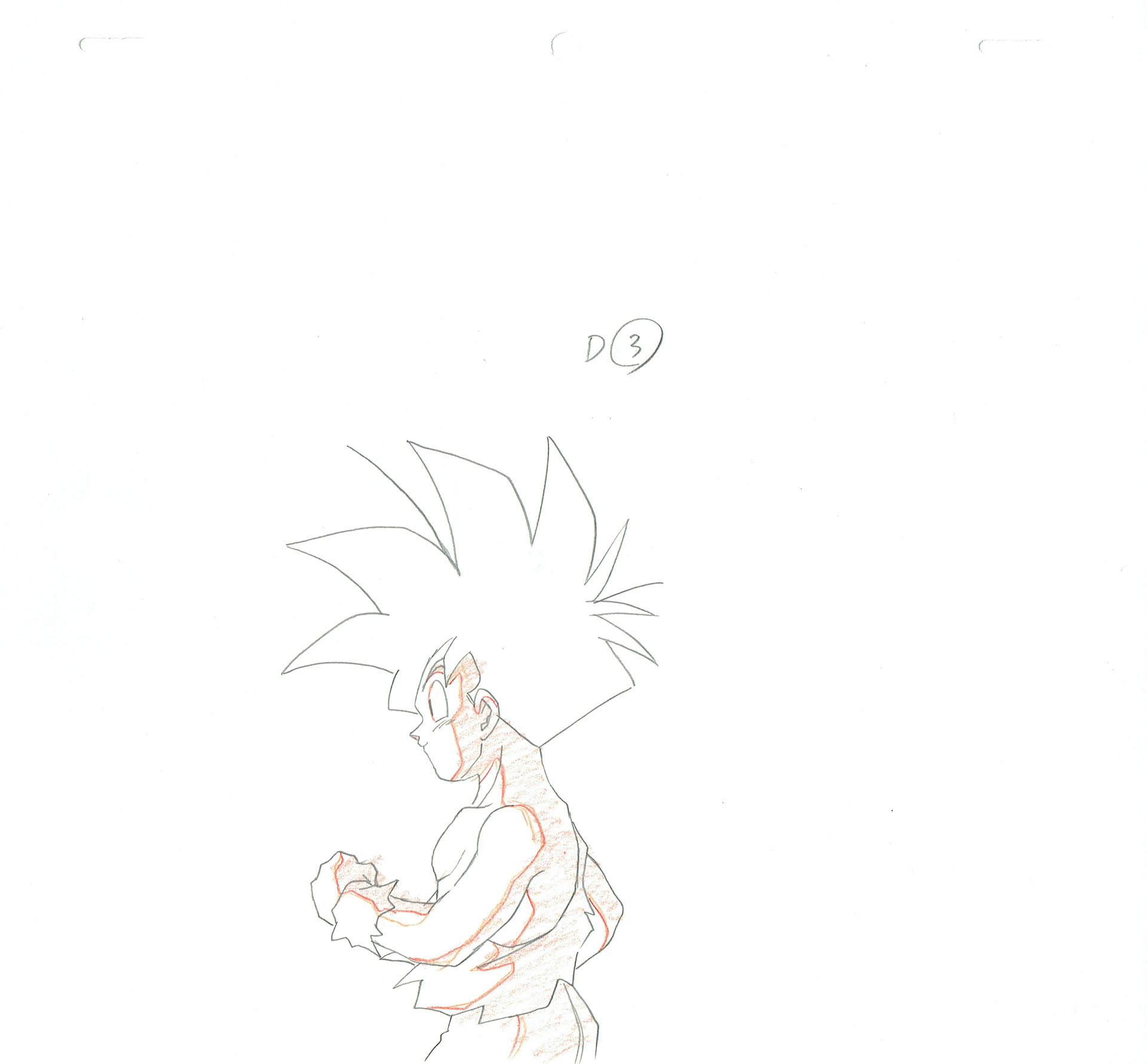 TORIYAMA Akira - DRAGON BALL — Dragon Ball Z – DBZ – Son Gohan – Genga – 3950 TORIYAMA Akira - DRAGON BALL — Dragon Ball Z – DBZ – Son Gohan – Genga – 3950