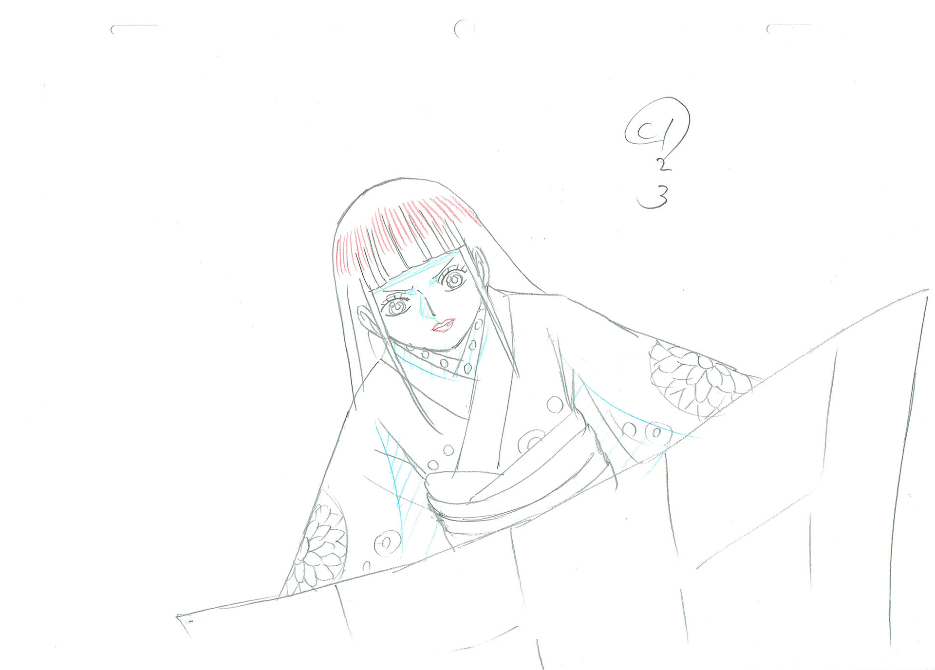 ODA Eiichiro - ONE PIECE — One Piece – Kikunojo – Genga – 4428 ODA Eiichiro - ONE PIECE — One Piece – Kikunojo – Genga – 4428
